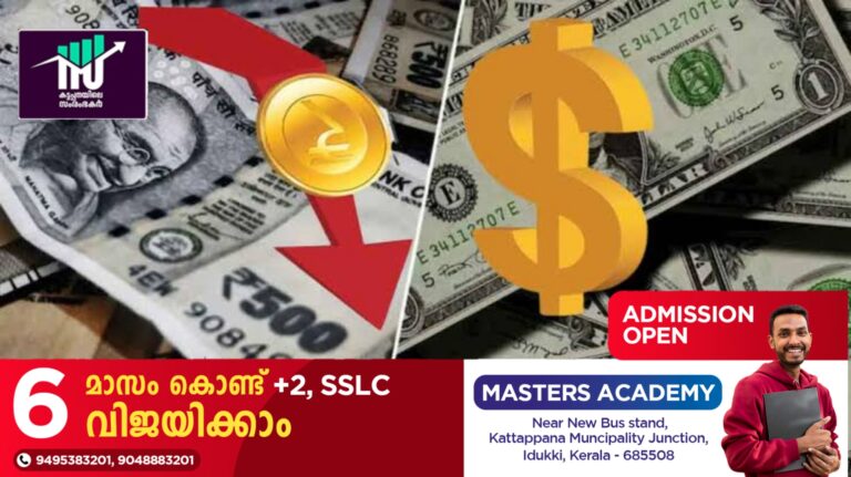 റെക്കോര്‍ഡ് ഇടിവിൽ രൂപ:ഡോളറിനെതിരെ 83.25 എന്ന നിലയിൽ